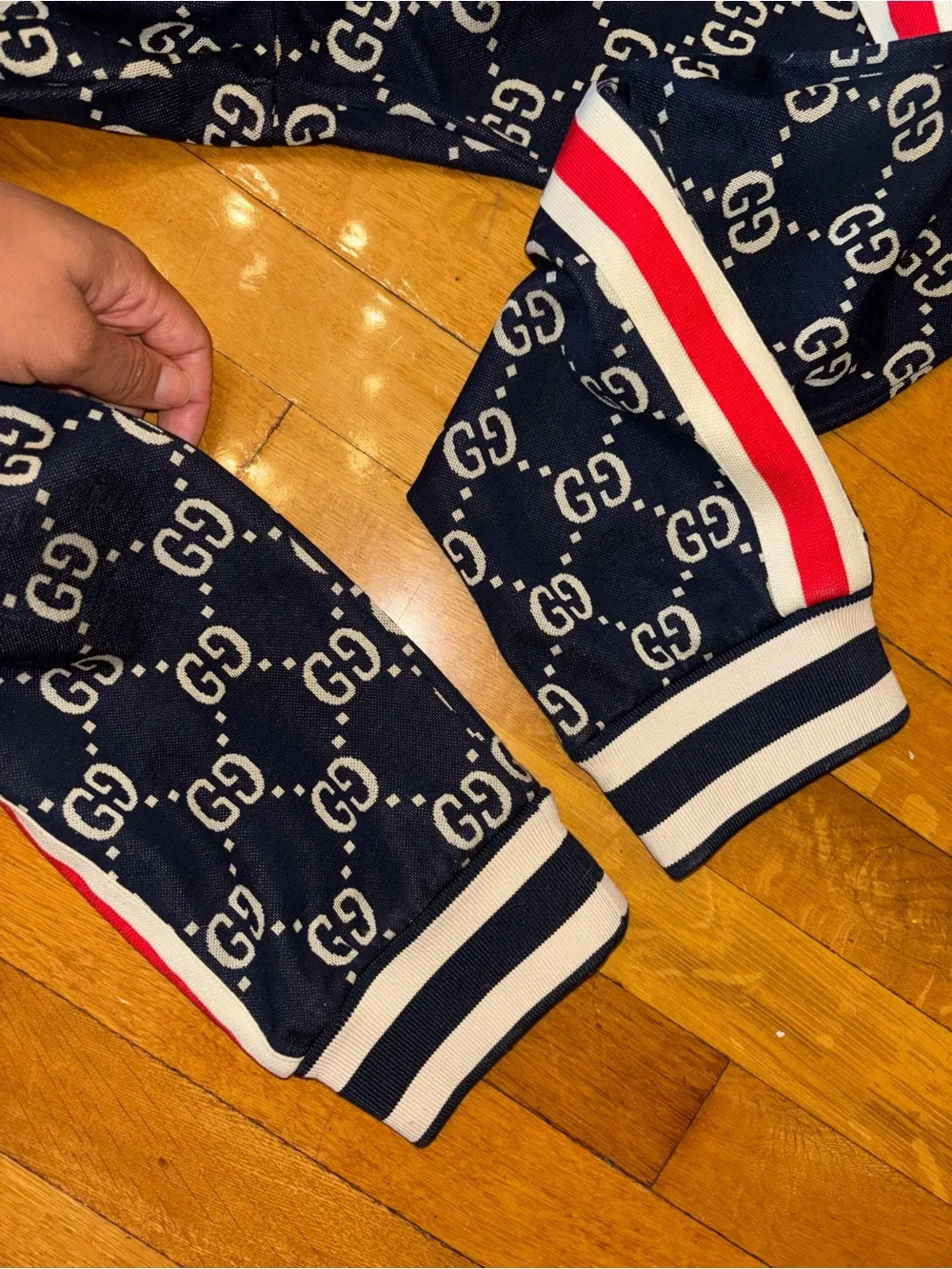 Gucci - GG Jacquard Jogging Trousers For Men Blue